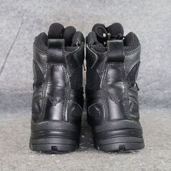 Thorogood Shoes Mens 8.5 Boots Work Comp Toe Leather Zip Lace Up Wide Fit Black main image 15